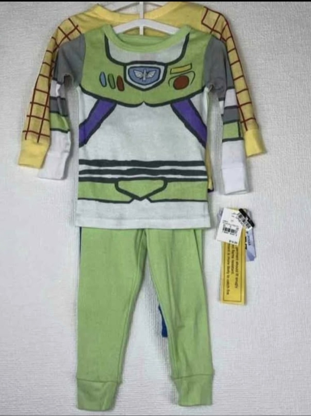 Buzz Lightyear Kids Costume Pajama Set - Green 2T NWT